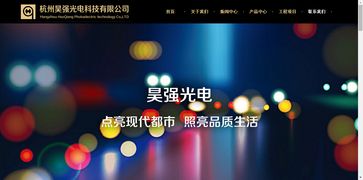 光電產品企業(yè)門戶網站頁面設計策略